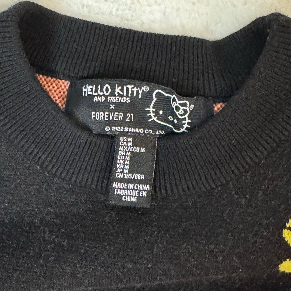 Hello Kitty & Friends + Forever 21 Keroppi Crewneck Sweater- size M - Picture 7 of 15